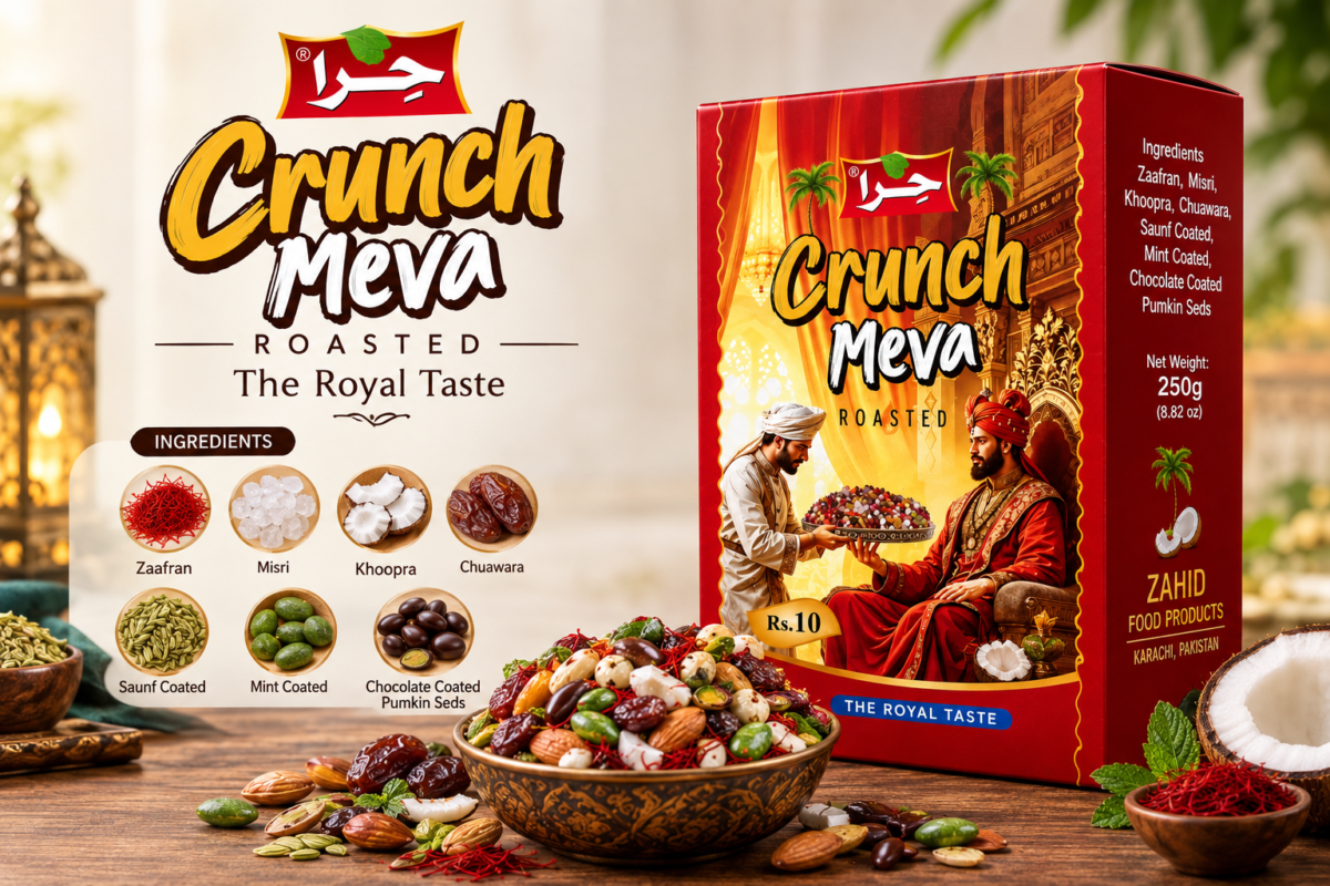 Crunch Meva Roasted – Premium Roasted Meva Snack